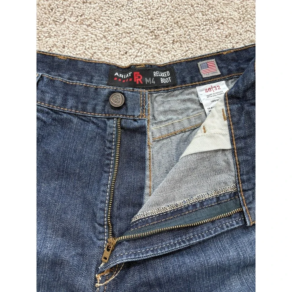 Ariat Work FR M4 Low Rise Boot Cut Flame Resistant CAT2 Men’s 42/32 Jeans Safety